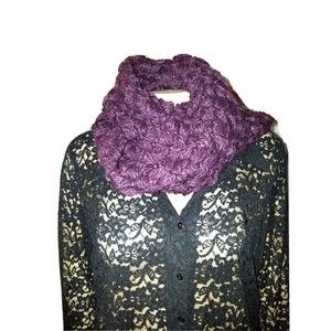 Collection Eighteen Purple Snood Cowl Infinity Scarf EUC